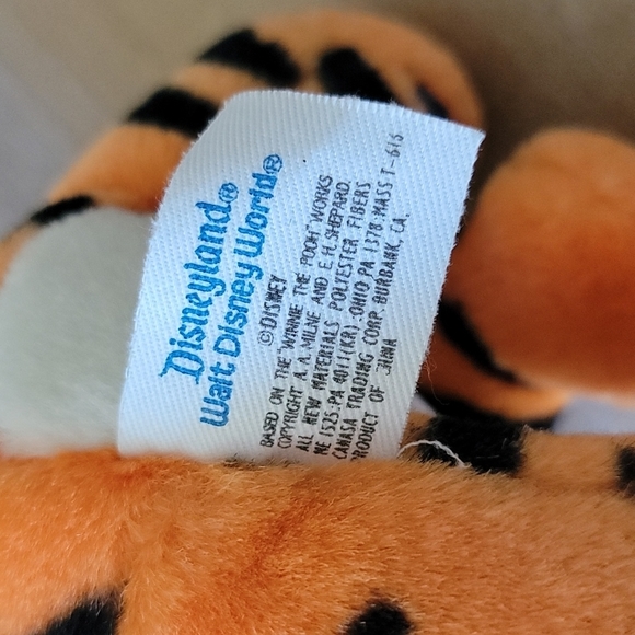 Vintage Disneyland Walt Disney World TIGGER 10" Plush - Picture 6 of 6